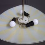 Yellow And White Ceiling Lamp 1960S thumbnail 4