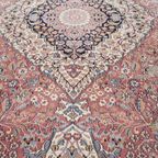 Groot Vintage Wollen Vloerkleed In Oosterse Stijl Met Rustige Kleuren 350x250cm thumbnail 3