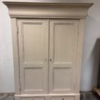 Brocante Biedermeier Buffetkast / Kledingkast thumbnail 7