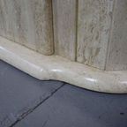 Vintage Italian Travertine Table, 1970'S thumbnail 5