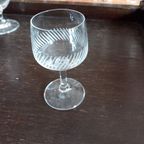 Mooi Glasservies, Met Subtiel Geslepen Motief. thumbnail 17