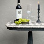 Handbeschilderde Tafel Met Harlekijnpatroon thumbnail 4
