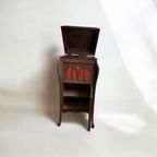 Vintage Grammofoon Meubel Met Babyphon Grammofoon thumbnail 4