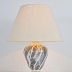 Vintage Jar Tafellamp Marmer Keramiek France 1980 Regency thumbnail 2