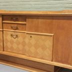 Vintage Mid Century Art Deco Style Dressoir Credenza thumbnail 3