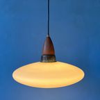 Melkglas Hanglamp - Philips Style Light Armatuur - Louis Kalff - Opaline Glass Lamp thumbnail 5