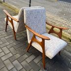 Set Van 2 Vintage Relax Stoelen thumbnail 6