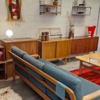 Vintage Deens Design Driezits Bank L. Olson & Son thumbnail 5