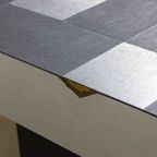 Vintage Mid-century Geometrische Salontafel In Chroom thumbnail 5