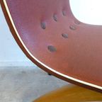 Set Van 4 Vintage Retro Stoelen Van Ontwerper Van Os thumbnail 8
