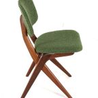 Set 6 Scissor Chairs Stoelen Attr Louis Van Teeffelen Vintage thumbnail 7