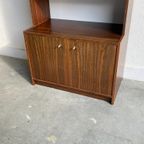 Vintage Rosewood Boekenkast Pallisander Wandkast thumbnail 4