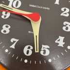 Vintage /Retro United Clock Works Wandklok thumbnail 6