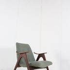 Vintage Wébé Fauteuil Louis Van Teeffelen New Upholstery thumbnail 2