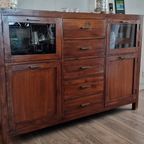 Prachtig Massief Houten Dressoir. thumbnail 2