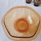 Vintage Okergele Schaal Persglas thumbnail 6