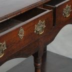 Unieke Antieke Side Table/ Dresser Uit Begin 18e Eeuw Met Een Onvoorstelbaar Patina thumbnail 15