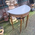Antiek Italiaans Sidetable, Wandconsole, Bijzettafeltje thumbnail 4