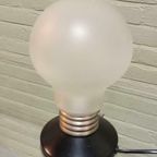 Vintage 1990S Ikea Pop Art Stijl Bulb Lamp Tafellamp thumbnail 9