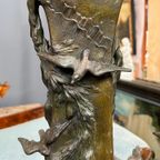 Paar Art Nouveau Vazen. thumbnail 3