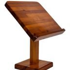 Vintage Grenenhouten Boekenstandaard / Magazine Jaren 70 thumbnail 10