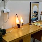 Vintage Wandlamp – Hout, Opaalglas | 01141 thumbnail 4