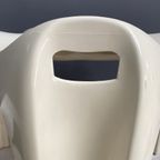 Casala White Low Stool 1970s thumbnail 6