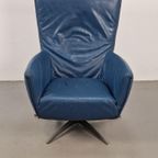 Vintage Label Fauteuil Gerard Van Den Berg Leer Lounge Chair thumbnail 3