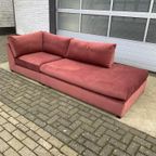 4x6 sofa - X2 Modulaire Bank Wijnrood Velours thumbnail 7