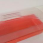 Vintage Brooddoos Oranje Retro Kunststof Broodtrommel thumbnail 5