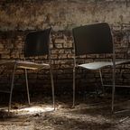 Industrieel Vintage David Rowland Stoelen 40/4 Partij thumbnail 2