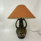 Large West Germany Ceramic Floor / Table Lamp , 1970’S thumbnail 11