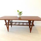 Webe Louis Van Teeffelen Salontafel Teakhout Jaren 60 Tafel thumbnail 5