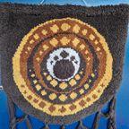 Vintage Wollen Wandkleed Jaren 70 Spaceage Muurkleed thumbnail 5