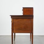 Zeer Mooi, Stijlvol En Origineel Engels Empire Stijl Bureau Uit Eind 19e Eeuw thumbnail 11
