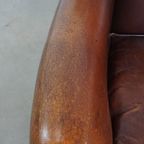 Fijne Schapenleren Fauteuil/ Armchair Met Mooie Kleuren En Een Goed Zitcomfort thumbnail 7