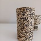 2x Vintage ('50) Berkenbast, Nederlands Keramiek. Uniek Duo. Pieter Groeneveldt Stijl. thumbnail 7
