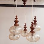 Vintage Teakhouten Cascade Lamp thumbnail 5