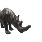 Grote Vintage Lederen Neushoorn thumbnail 5