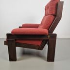 Vintage Wengé Fauteuil Martin Visser Spectrum Brutalist '60 thumbnail 11