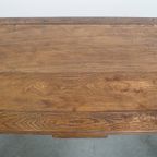 Functionele En Mooie Engelse Antieke Uitschuifbare Eettafel Van Iepen En Kersenhout thumbnail 18