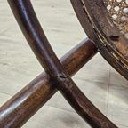 Antieke Art Nouveau Weense Jakob En Josef Kohn Stoel (thonet Stijl) Antique Webbing Chair thumbnail 4
