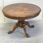 Antieke Noten Tafel Queen Anne Barok Salontafel thumbnail 3