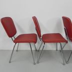 Set Van 5 Vintage Eettafel Stoelen, Diner Style thumbnail 26