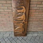Maritiem Koper Kunst Vintage Schilderij Brutalistische Stijl thumbnail 10