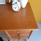 Retro Vintage Bureau, Werkplek, Desk, Divider Tafel Kaptafel thumbnail 7