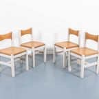 Set Of 4 Ilmari Tapiovaara Hongisto Chairs / Eetkamerstoelen / Stoel By Laukaan Puu 1960’s thumbnail 2