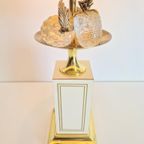Vintage Le Dauphin Messing Kristal Tafellamp '70 Regency thumbnail 9