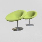 2 Globe Draaistoelen Van Pierre Paulin Voor Artifort thumbnail 19