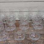 Mooi Glasservies, Met Subtiel Geslepen Motief. thumbnail 14